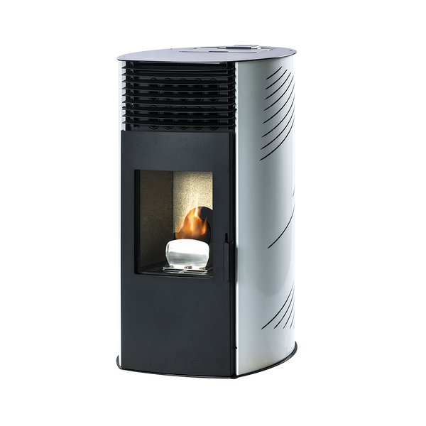 Halbrunder Pelletkaminofen - 10 kW - ARGENTA 