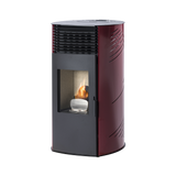 Halbrunder Pelletkaminofen - 10 kW - ARGENTA 