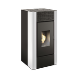 Rechteckiger, geschlossener Pelletkaminofen – 9 kW – EMILY