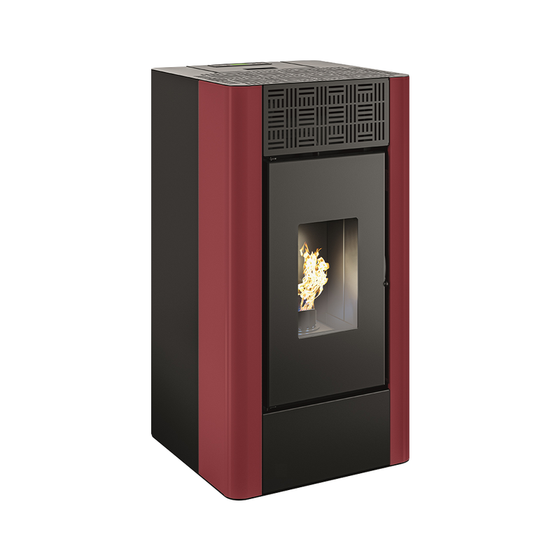 Rechteckiger, geschlossener Pelletkaminofen – 9 kW – EMILY